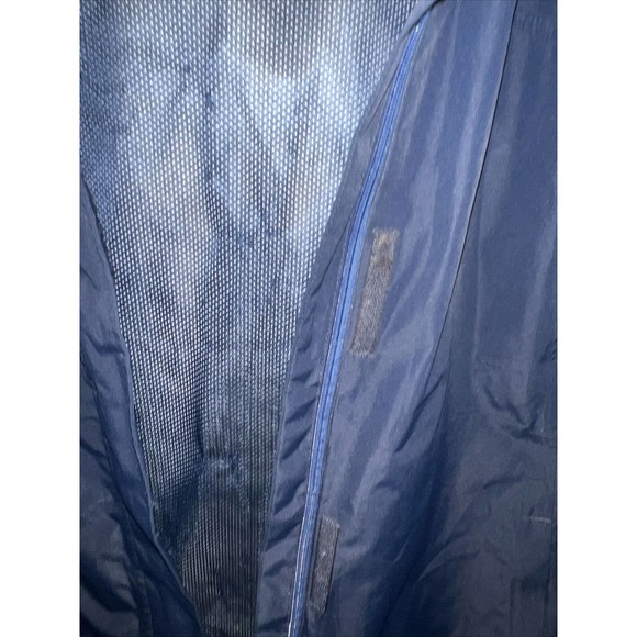 Eddie Bauer Rain Coat Womens Size XL Hooded Jacket Blue Barely Worn Mesh Lined - Picture 5 of 9